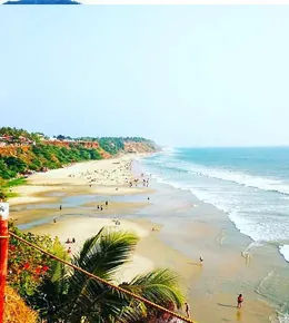 Varkala Beach & Cliff (Papanasham)